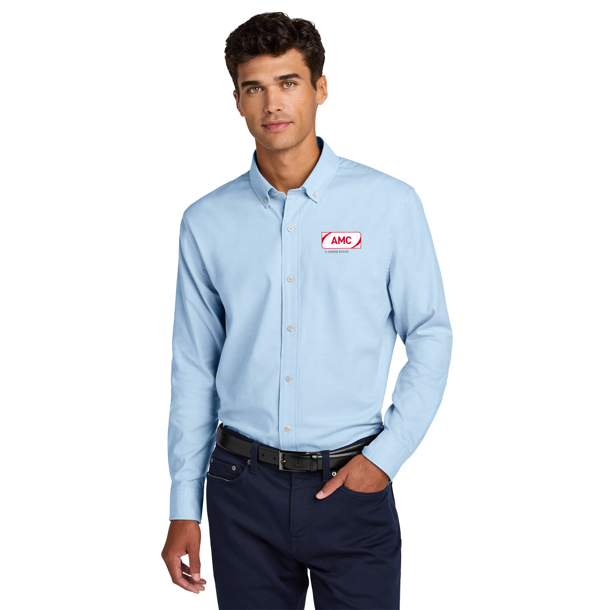 Mercer+Mettle - Long Sleeve Modern Oxford Shirt. MM2002.