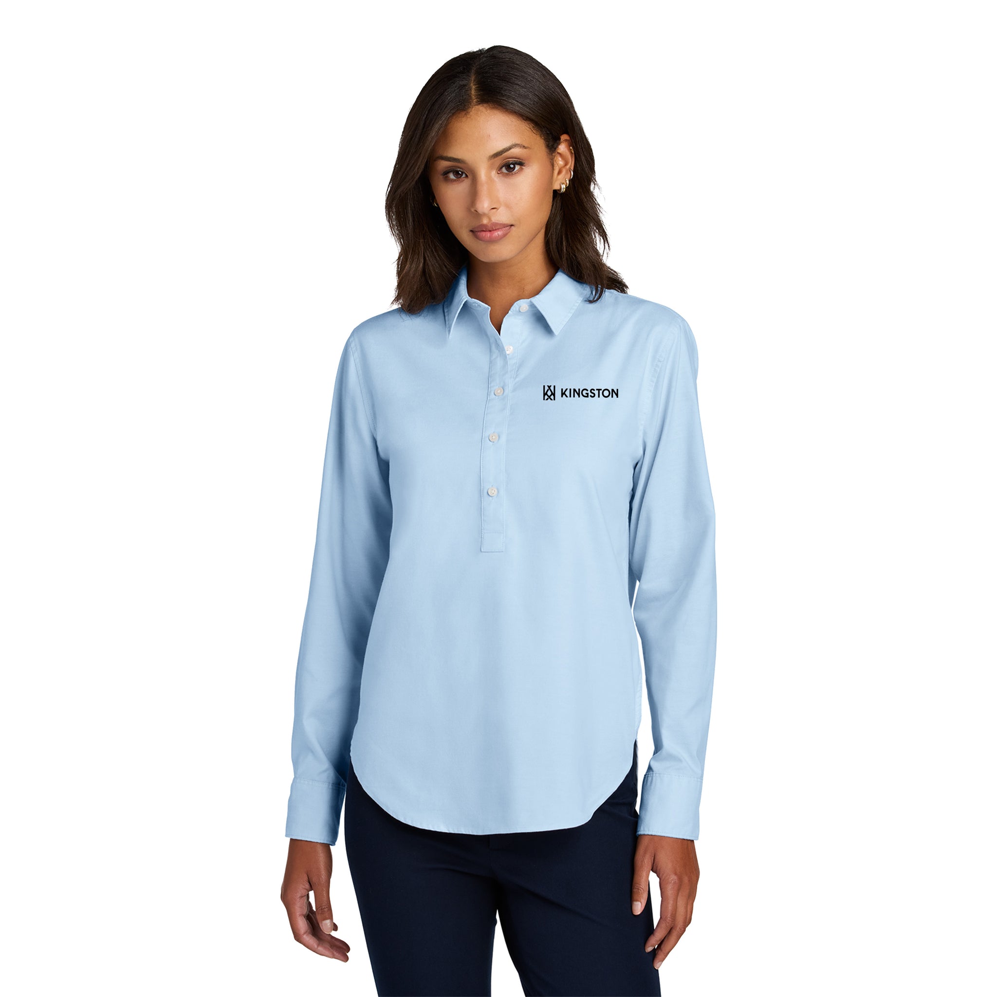 Mercer+Mettle - Ladies Long Sleeve Modern Oxford Shirt. MM2003.