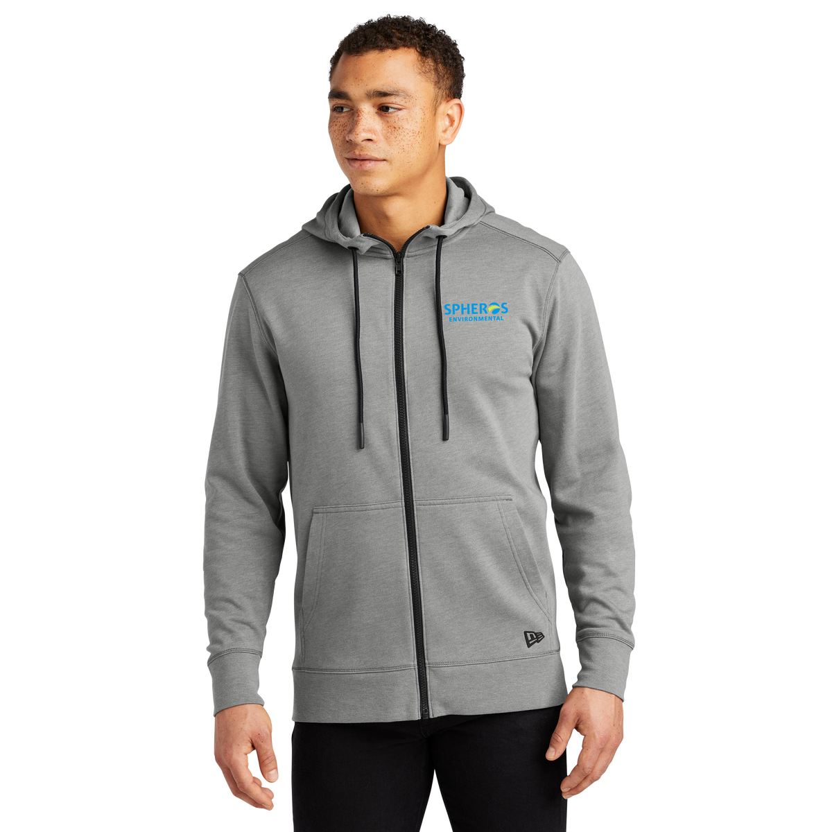 New Era - Tri Blend Fleece Full-Zip Hoodie. NEA511. – Custom Threads