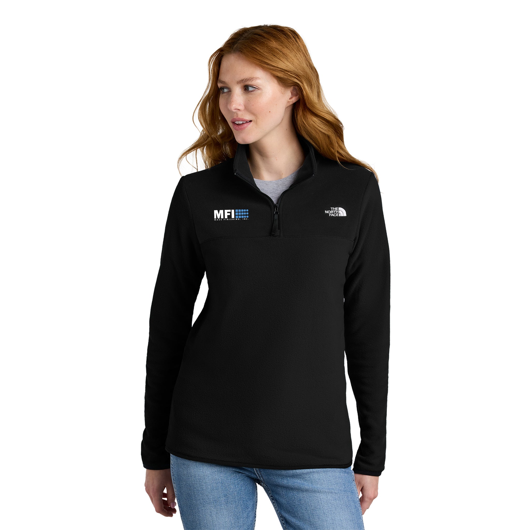 The North Face - Ladies Glacier 1/4-Zip Fleece. NF0A7V4M.