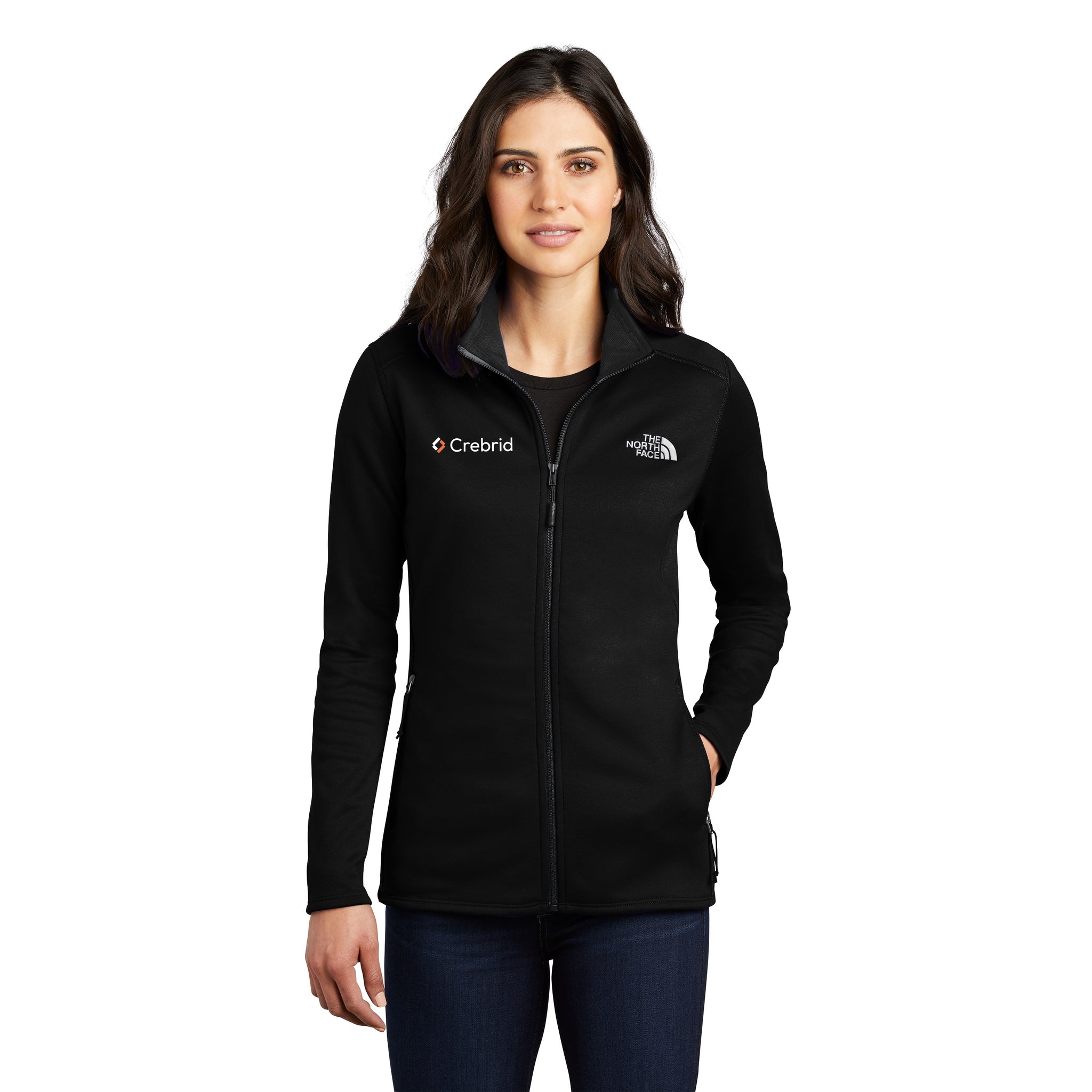 The North Face - Ladies Skyline Full-Zip Fleece Jacket. NF0A7V62.