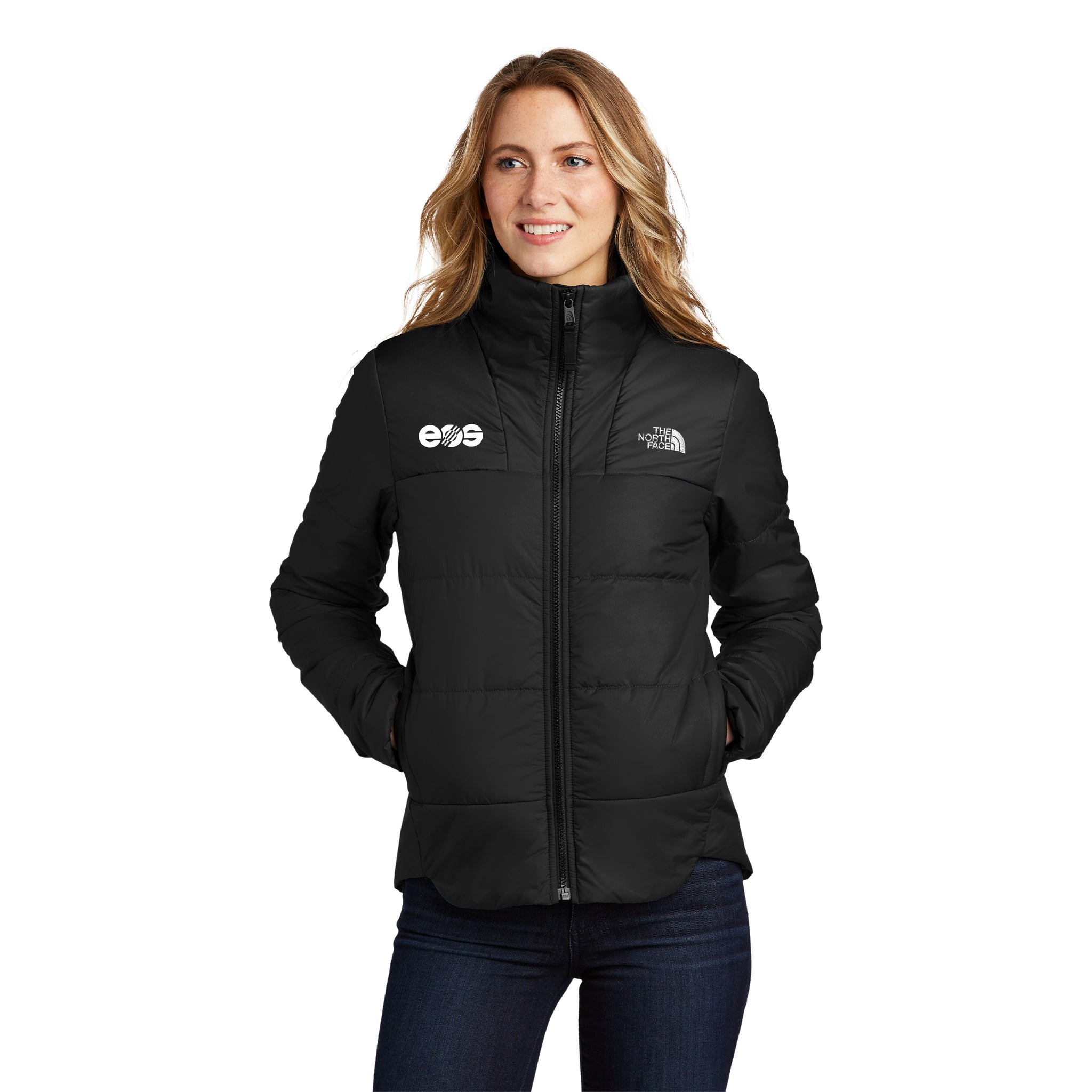 The North Face - Ladies Chest Logo Everyday Insulated Jacket. NF0A7V6K.