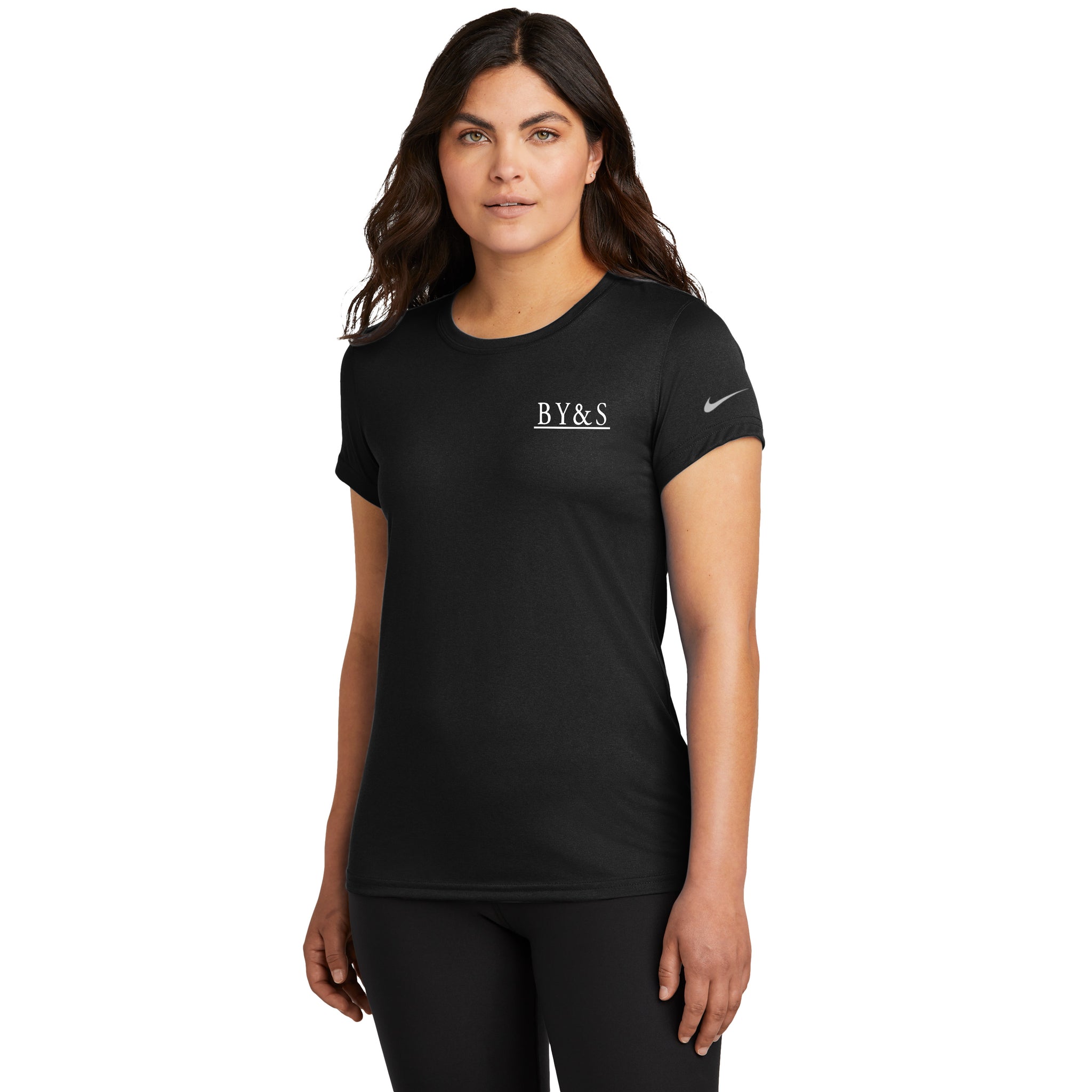 Nike - Ladies Swoosh Sleeve rLegend Tee. NKDX8734. (SP)