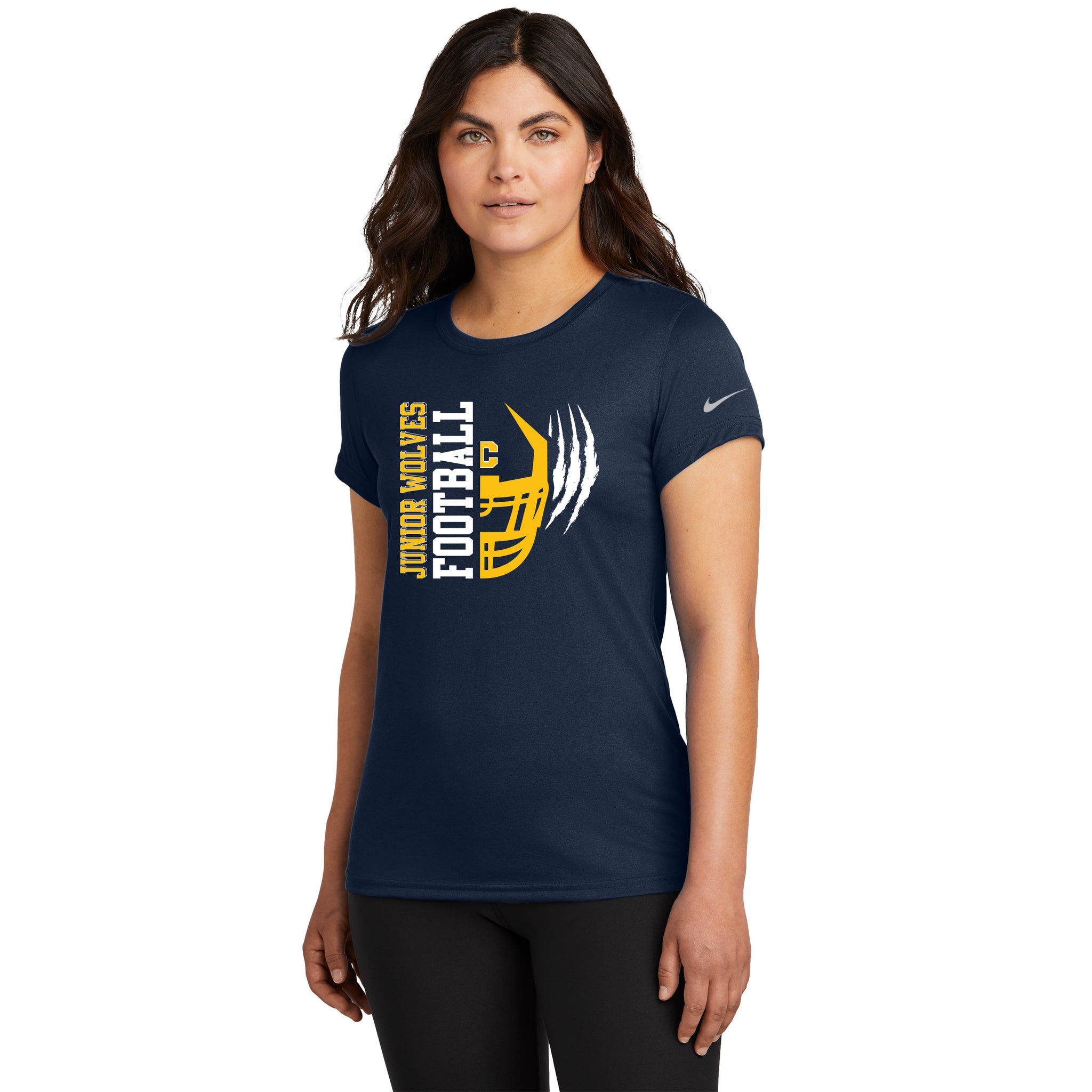 Nike - Ladies Swoosh Sleeve Legend Tee. NKDX8734.