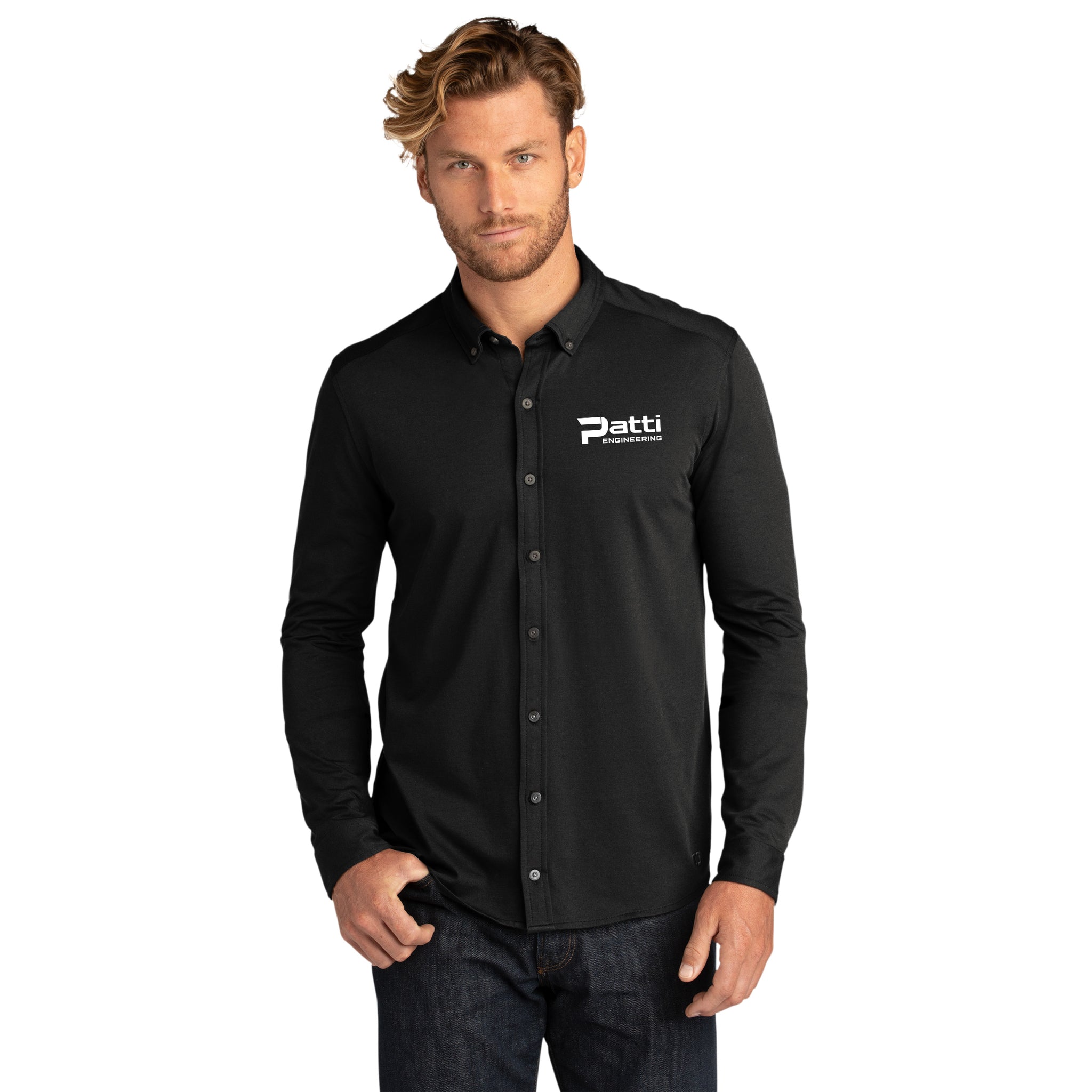 OGIO - Code Stretch Long Sleeve Button-Up. OG145.