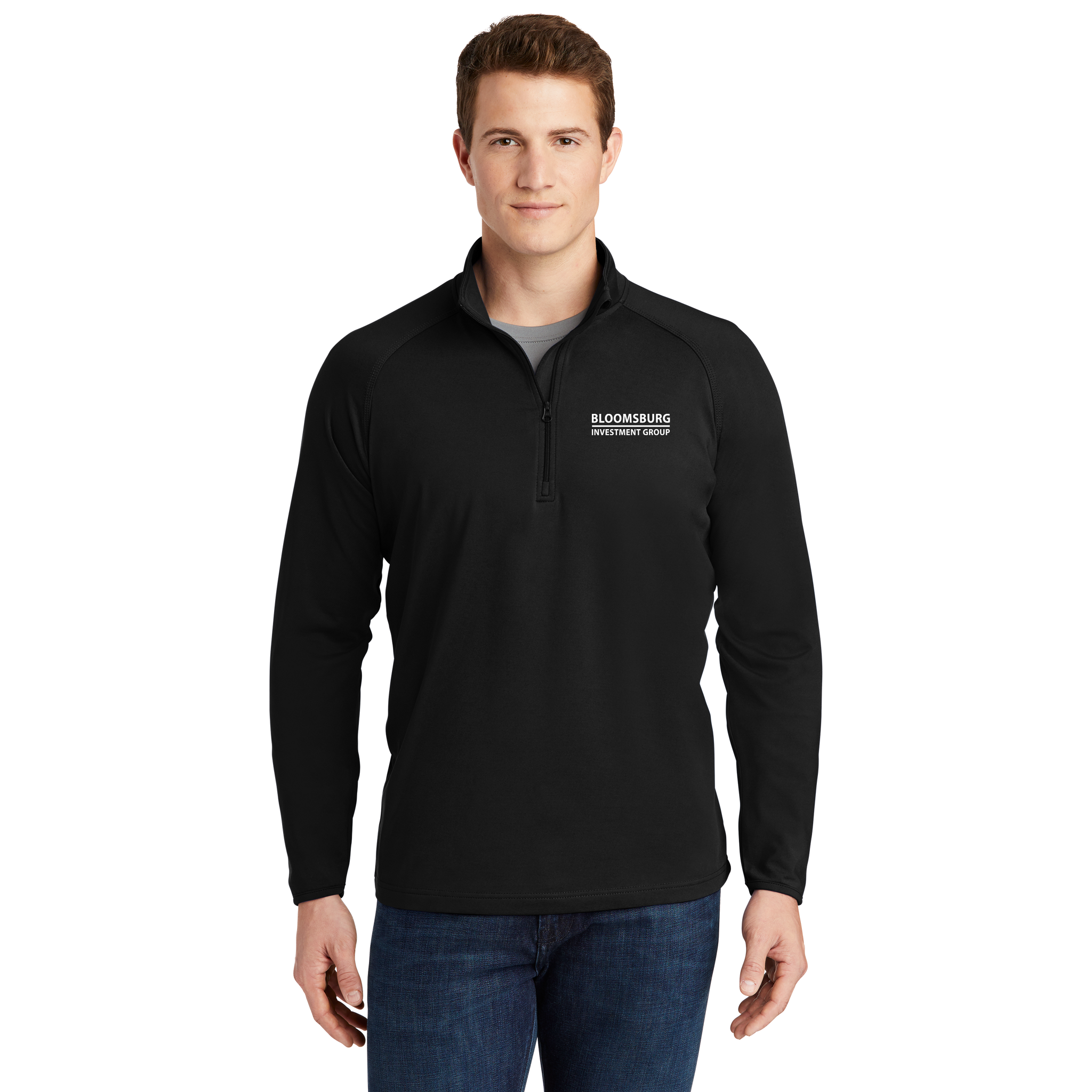 [TALL] Sport Tek - Performance Stretch 1/2-Zip Pullover. TST850.