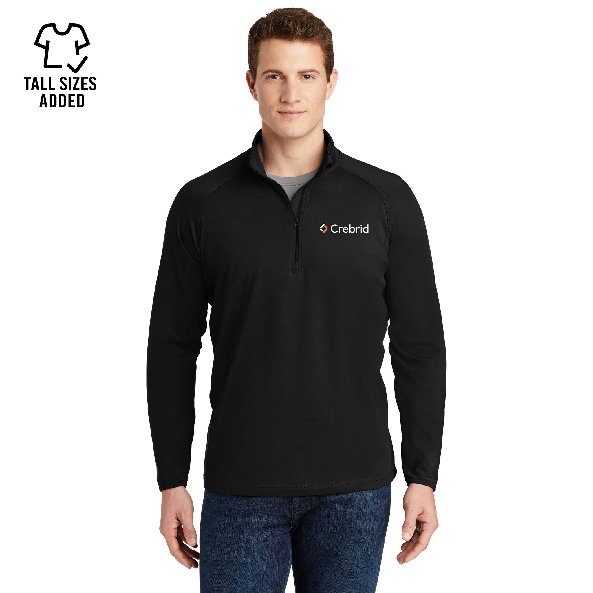 Sport Tek - Performance Stretch 1/2-Zip Pullover. ST850.