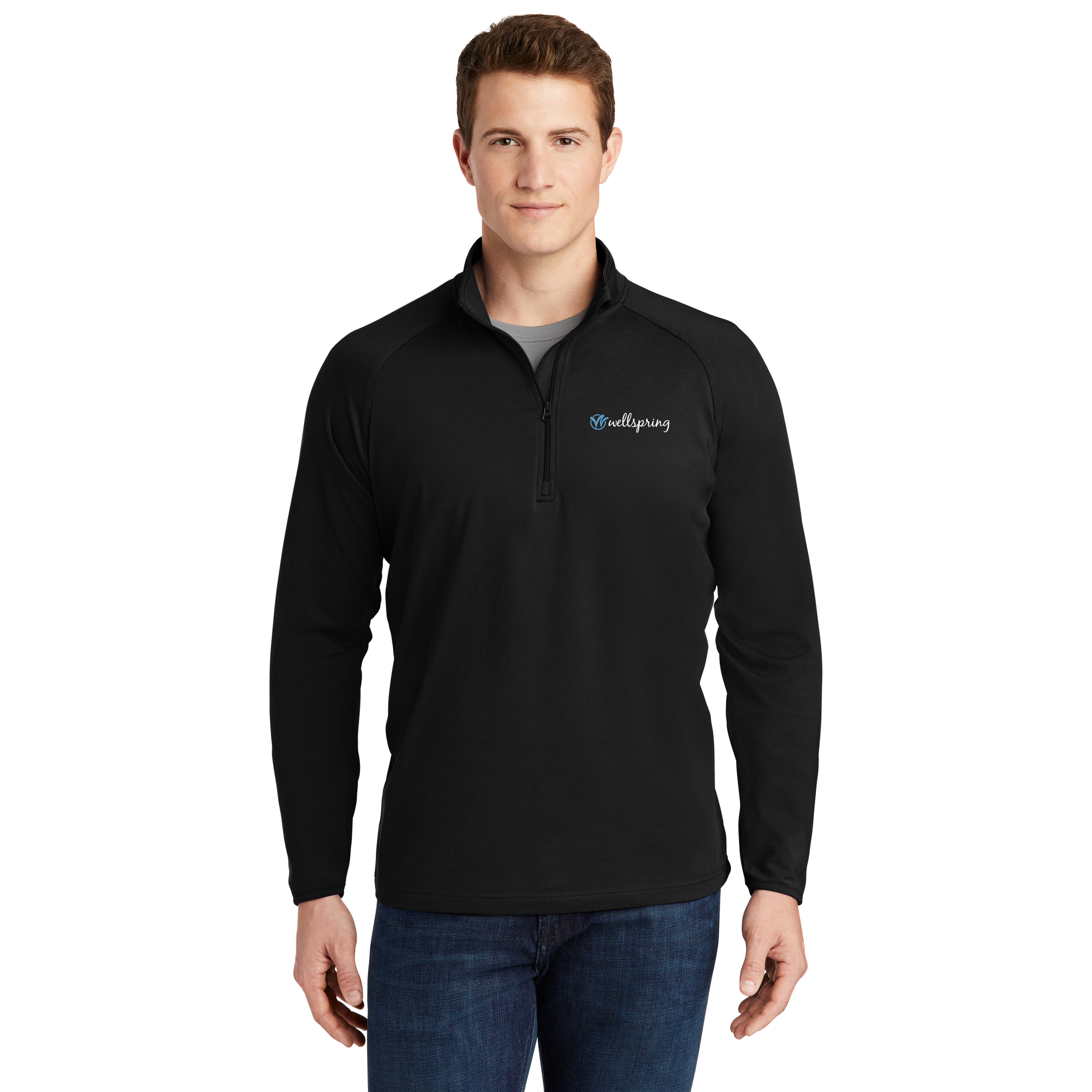 Sport Tek - Performance Stretch 1/2-Zip Pullover. ST850.