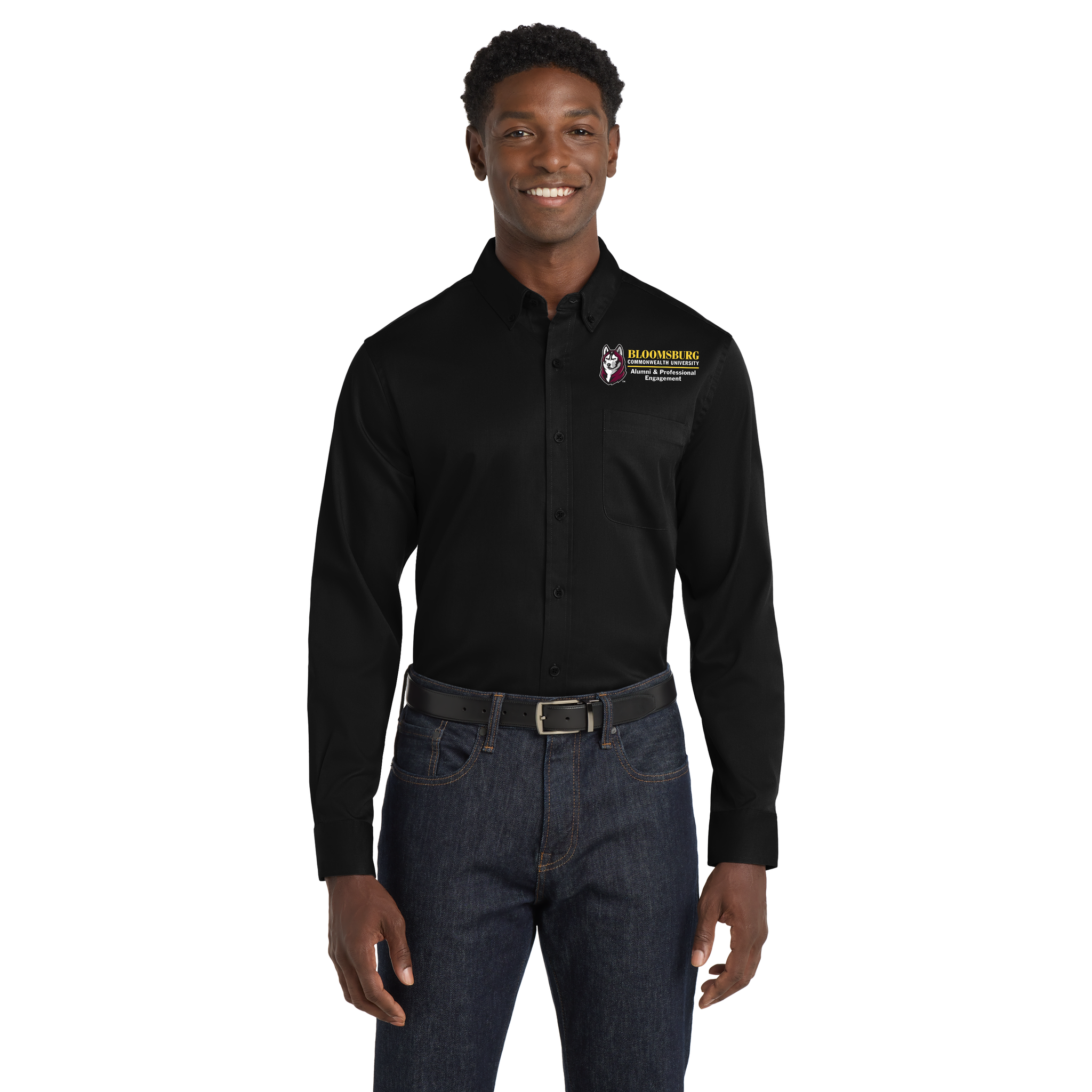 Port Authority - Long Sleeve SuperPro React Twill Shirt. W808. (BLOOMSBURG)