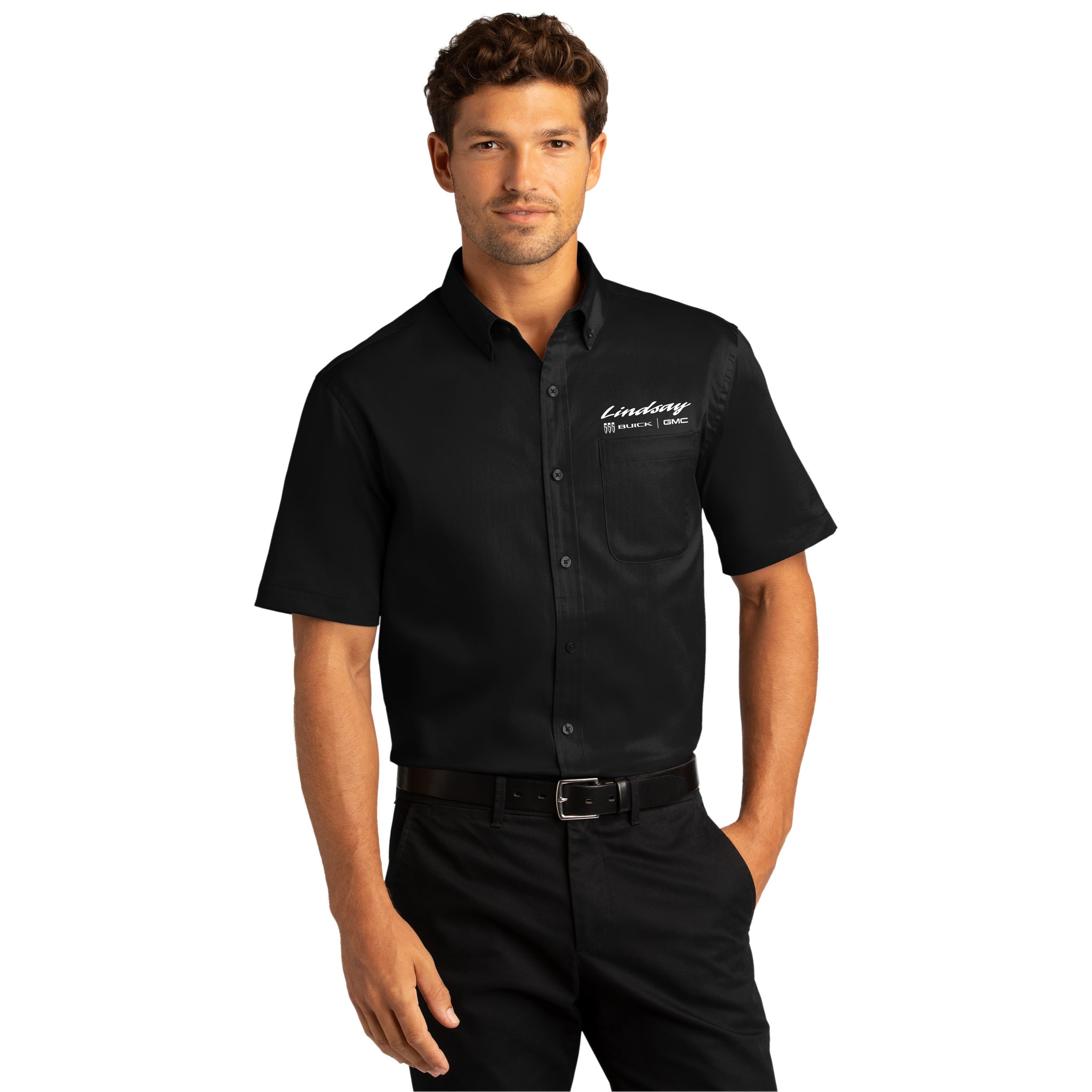 Port Authority - Short Sleeve SuperPro React Twill Shirt. W809.