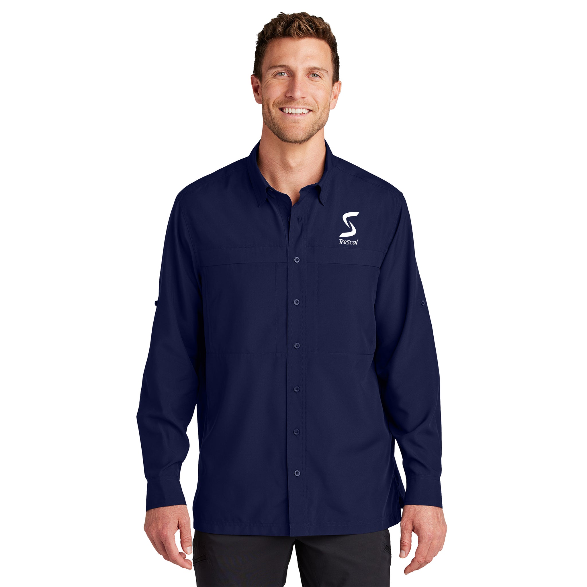 Port Authority - Long Sleeve UV Daybreak Shirt. W960.