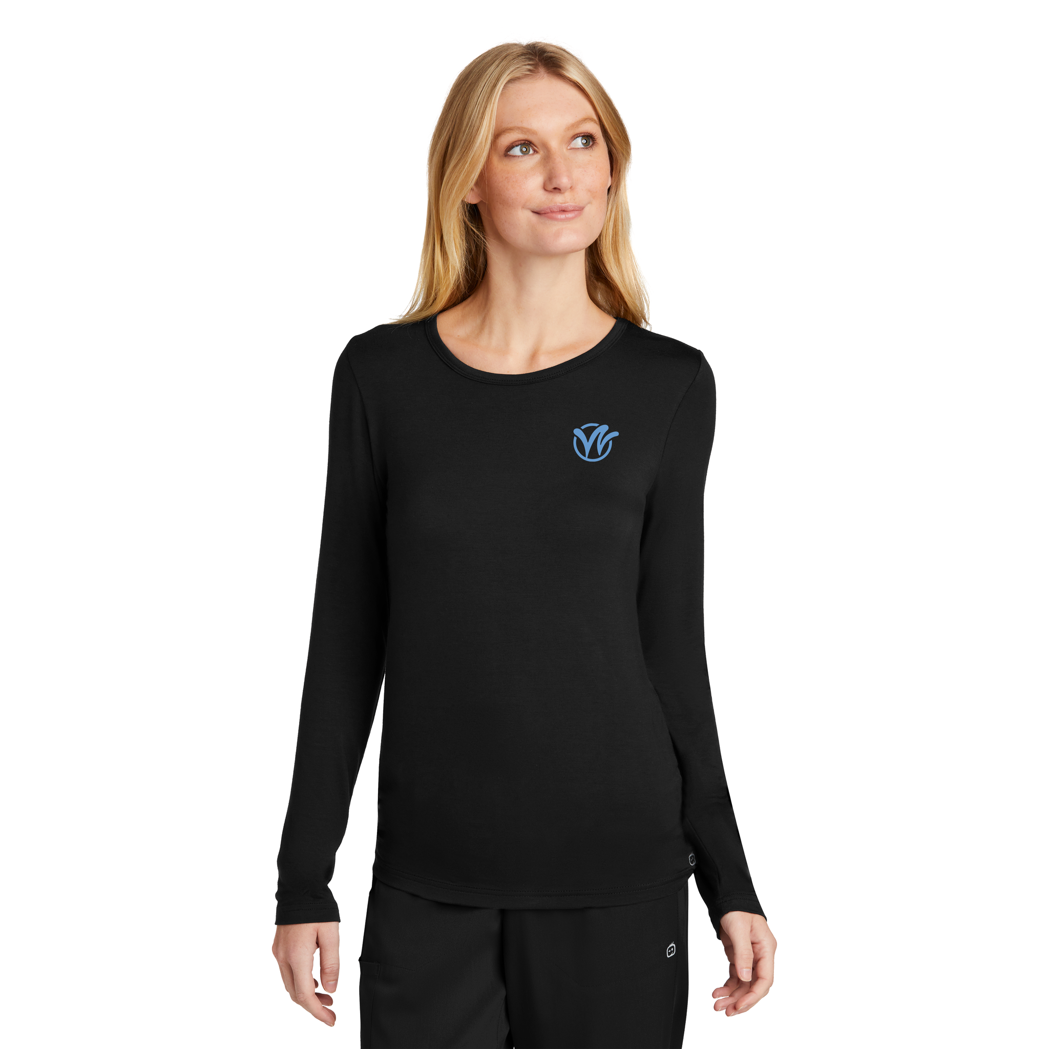 Wink - Ladies Long Sleeve Layer Tee. WW4029.