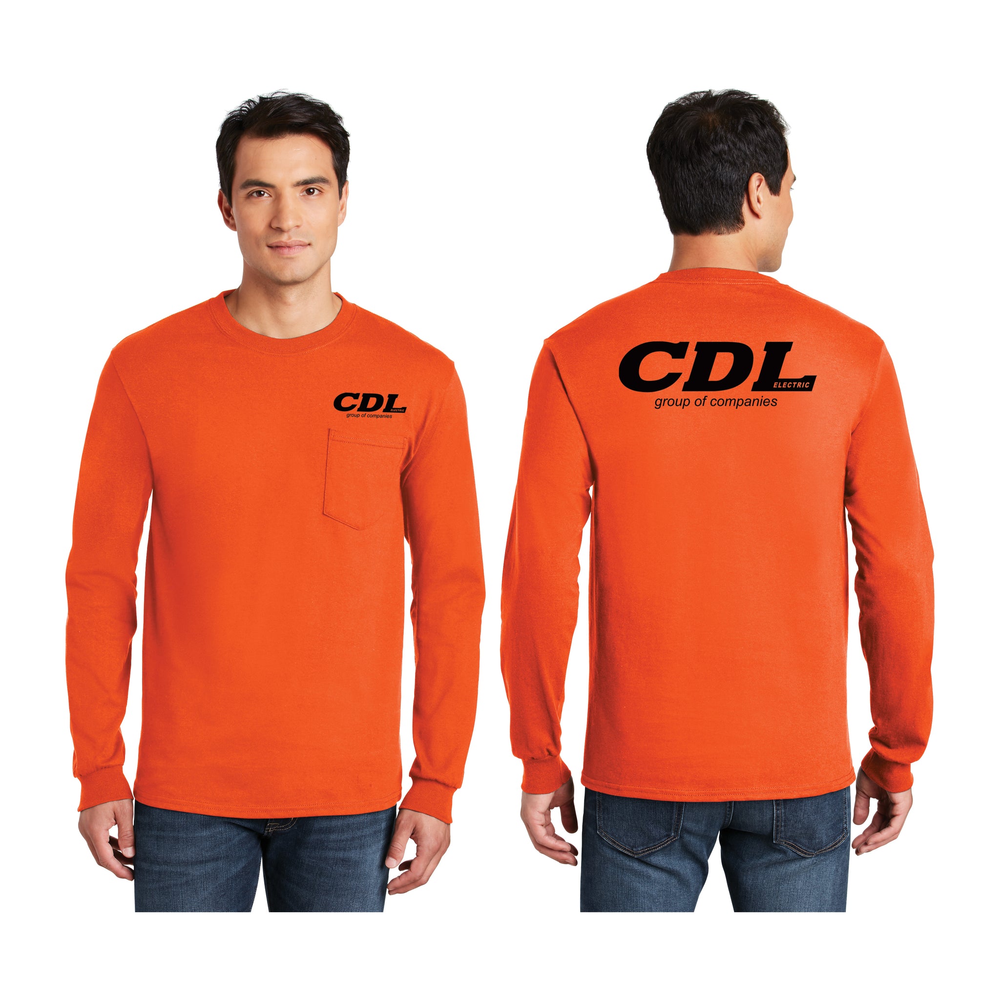 [Pocket] Gildan - Long Sleeve Cotton T-Shirt. 2410.