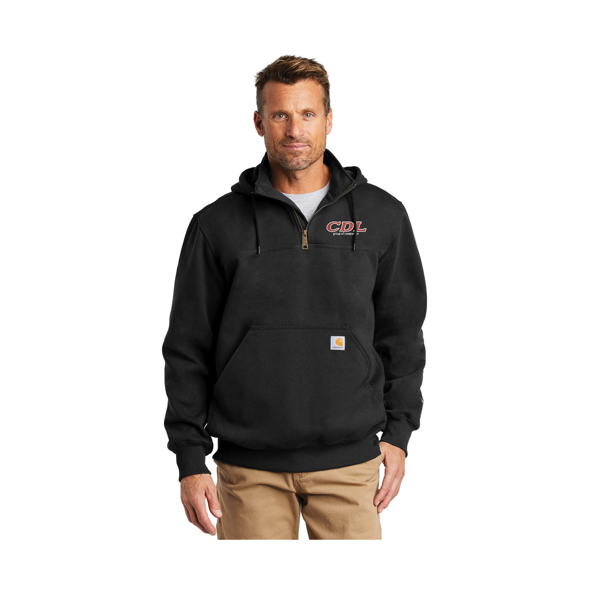 Carhartt - Rain Defender Heavyweight Hooded Zip Sweatshirt. CT100617 ...