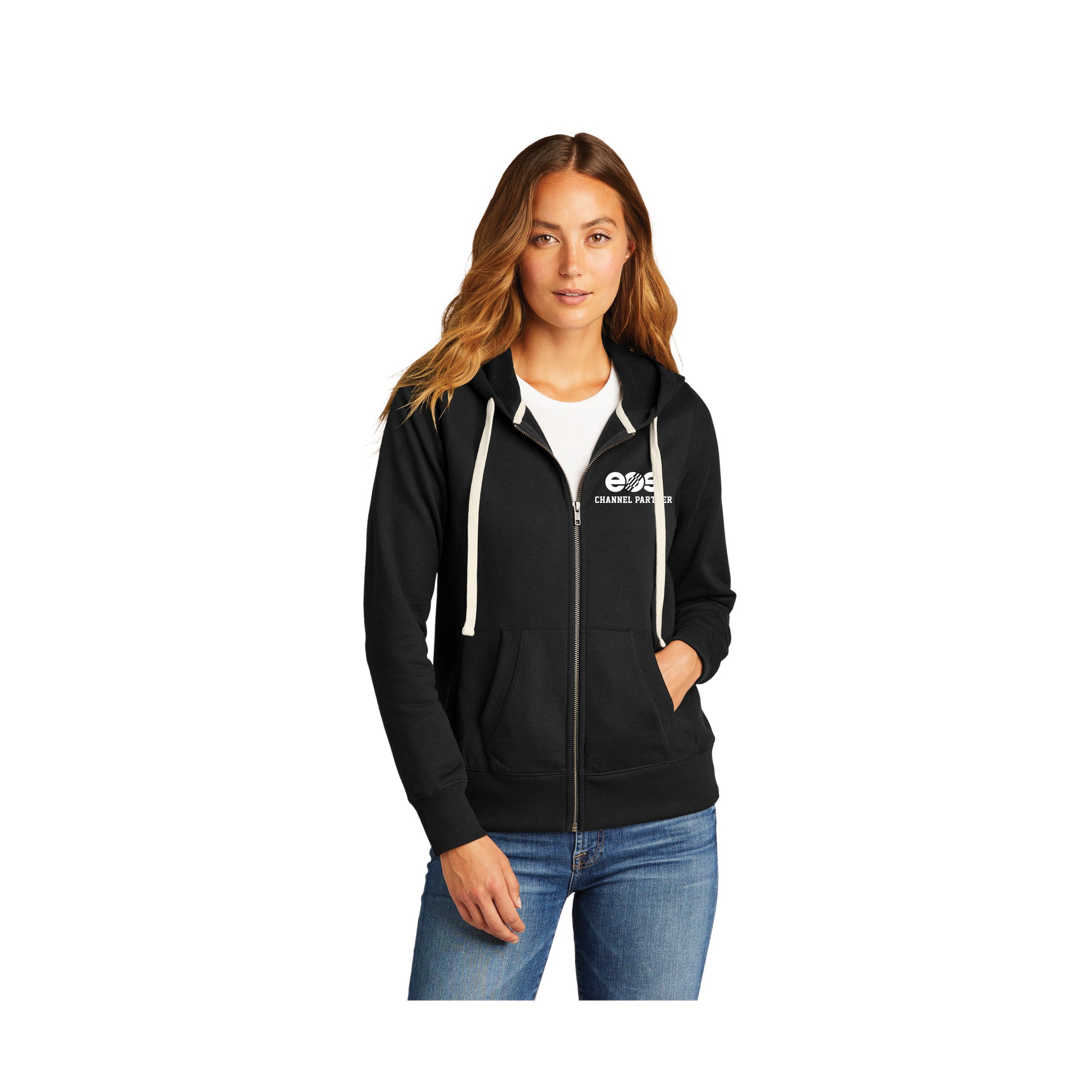 District - Ladies Re-Fleece™ Full-Zip Hoodie. DT8103.