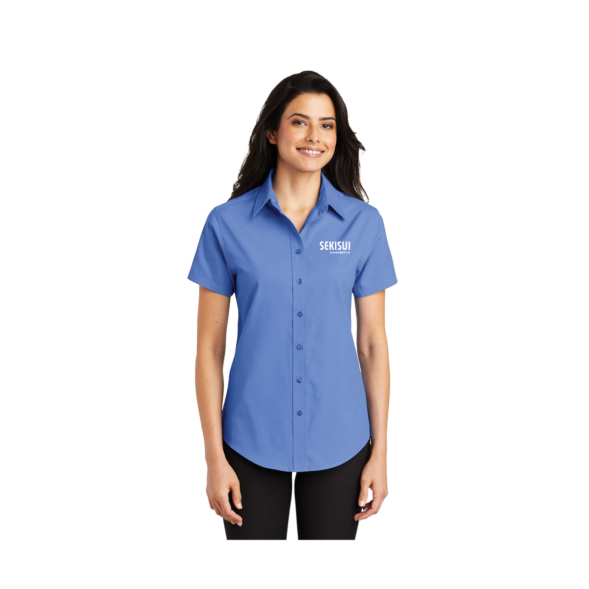 Port Authority - Ladies Short Sleeve Easy Care Shirt. L508. – Custom ...