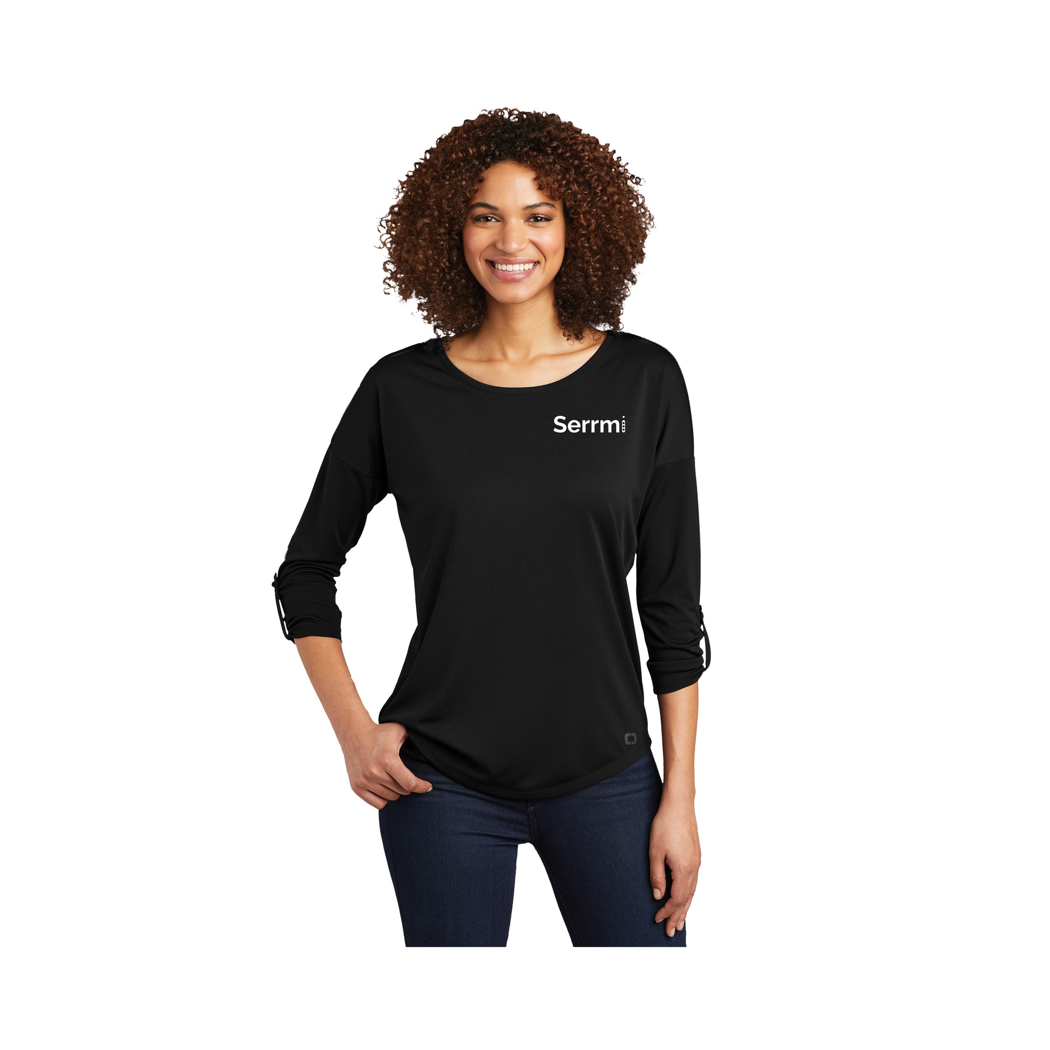 OGIO - Ladies Gravitate Scoop 3/4-Sleeve. LOG141.