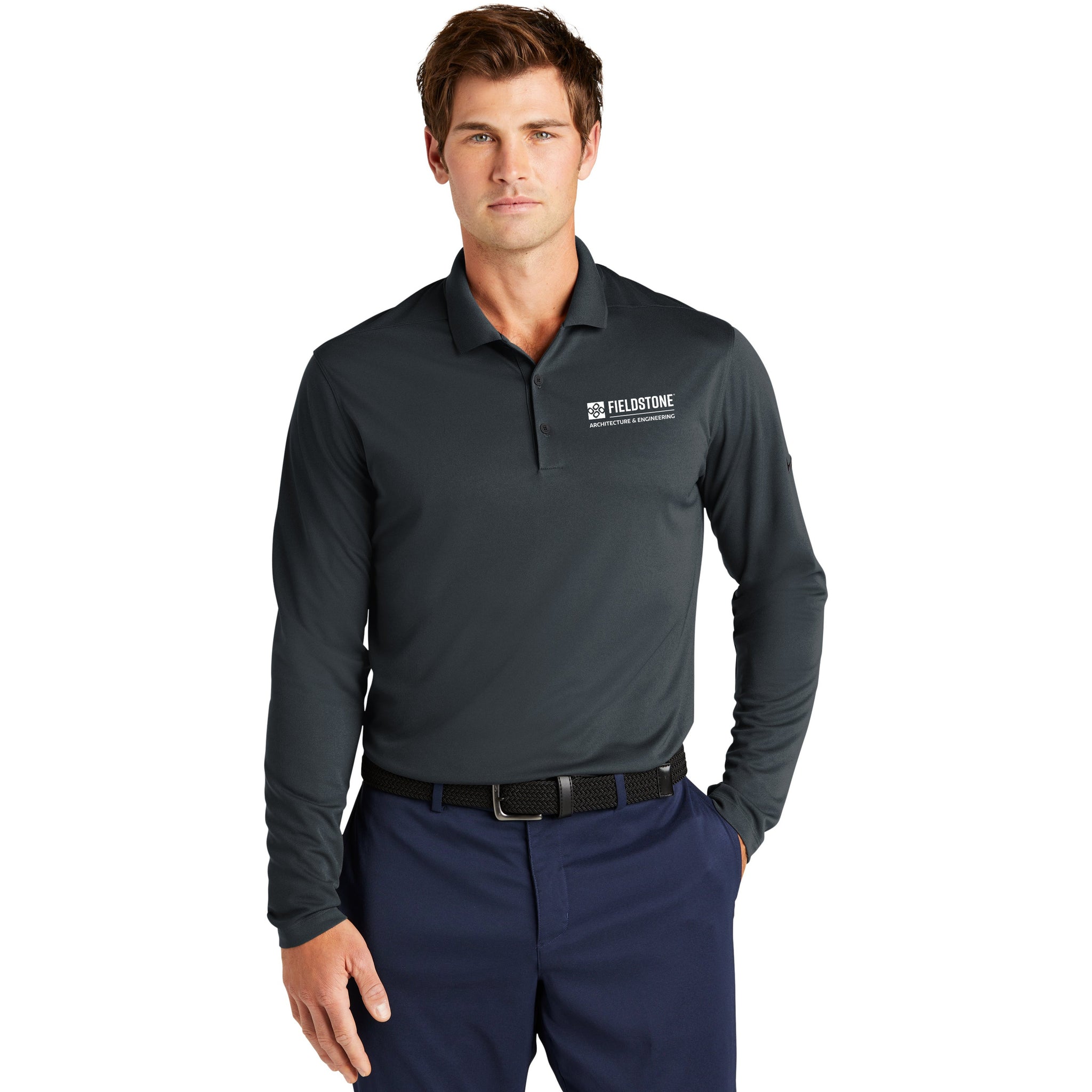 Nike - Dri FIT Micro Pique 2.0 Long Sleeve Polo. NKDC2104.